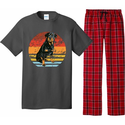 Rottweiler Dogs Retro Style Rottie Cool Cute Pet Doglover Pajama Set