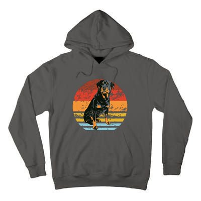 Rottweiler Dogs Retro Style Rottie Cool Cute Pet Doglover Tall Hoodie