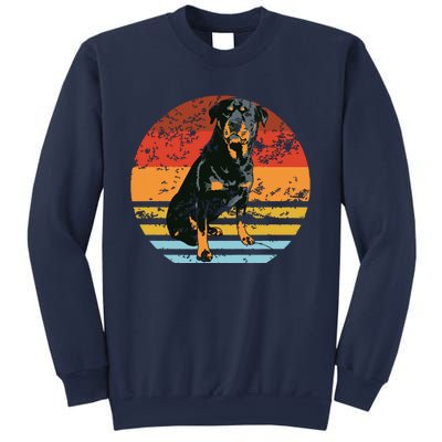 Rottweiler Dogs Retro Style Rottie Cool Cute Pet Doglover Sweatshirt