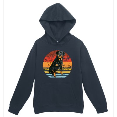 Rottweiler Dogs Retro Style Rottie Cool Cute Pet Doglover Urban Pullover Hoodie