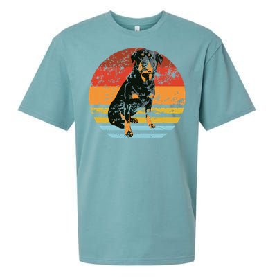 Rottweiler Dogs Retro Style Rottie Cool Cute Pet Doglover Sueded Cloud Jersey T-Shirt