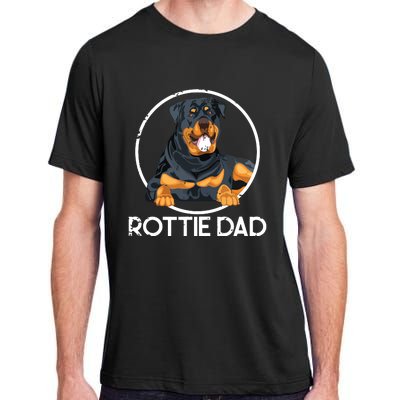 Rottie Dad Rottweiler Adult ChromaSoft Performance T-Shirt