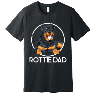 Rottie Dad Rottweiler Premium T-Shirt