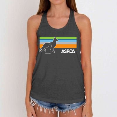 Retro Dark Women's Knotted Racerback Tank