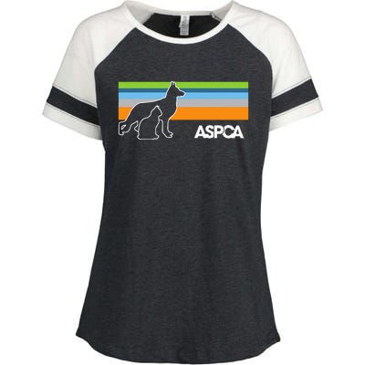 Retro Dark Enza Ladies Jersey Colorblock Tee