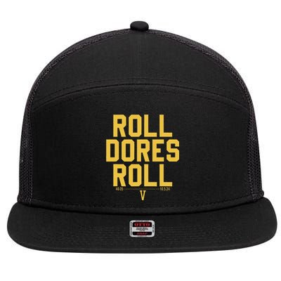 Roll Dores Roll 40 35 7 Panel Mesh Trucker Snapback Hat