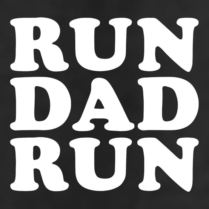 Run Dad Run Marathon Running Spectator Garment-Dyed Fleece Hoodie