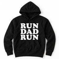 Run Dad Run Marathon Running Spectator Hoodie
