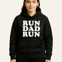Run Dad Run Marathon Running Spectator Hoodie