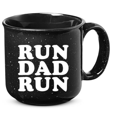 Run Dad Run Marathon Running Spectator 15oz Campfire Ceramic Mug