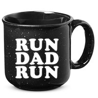Run Dad Run Marathon Running Spectator 15oz Campfire Ceramic Mug