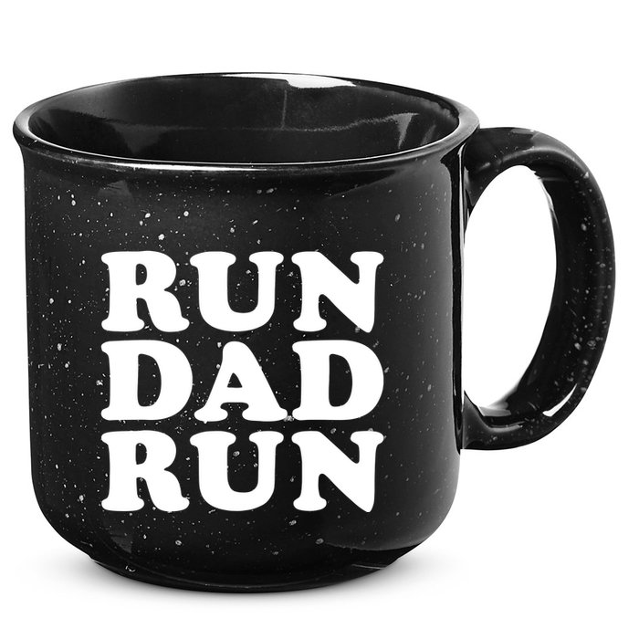 Run Dad Run Marathon Running Spectator 15oz Campfire Ceramic Mug