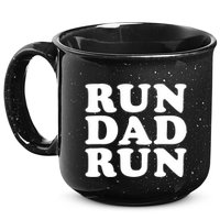 Run Dad Run Marathon Running Spectator 15oz Campfire Ceramic Mug