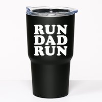 Run Dad Run Marathon Running Spectator Tumbler