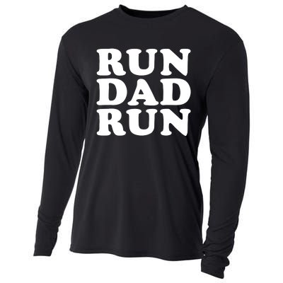 Run Dad Run Marathon Running Spectator Cooling Performance Long Sleeve Crew