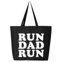 Run Dad Run Marathon Running Spectator 25L Jumbo Tote
