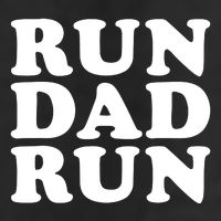 Run Dad Run Marathon Running Spectator 25L Jumbo Tote