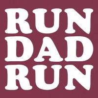 Run Dad Run Marathon Running Spectator 16oz Travel Tumbler