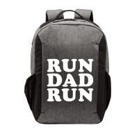 Run Dad Run Marathon Running Spectator Vector Backpack