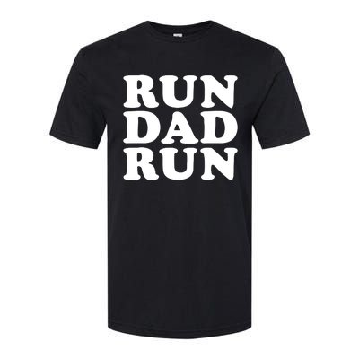 Run Dad Run Marathon Running Spectator Softstyle® CVC T-Shirt