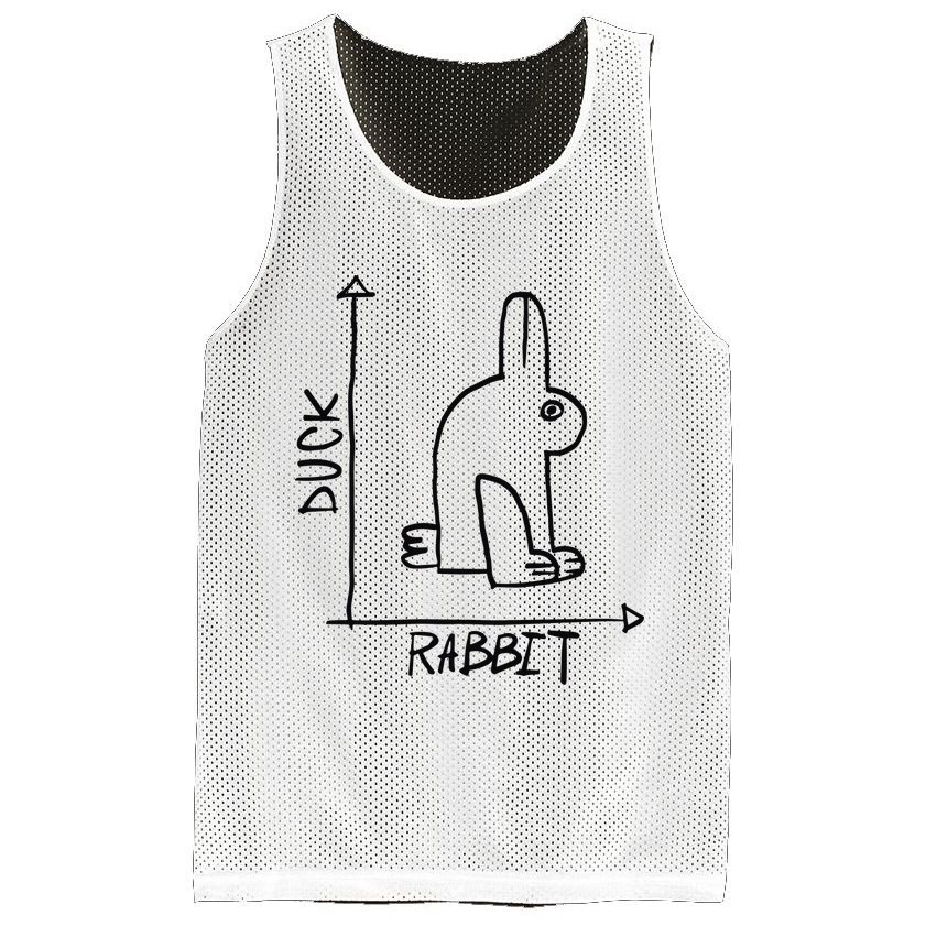 Rabbit Duck Mesh Reversible Basketball Jersey Tank