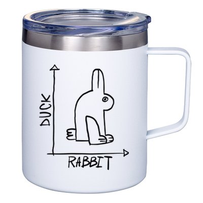 Rabbit Duck 12oz Stainless Steel Coffee Mug