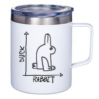 Rabbit Duck 12oz Stainless Steel Coffee Mug