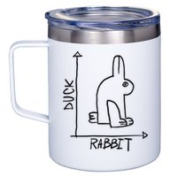 Rabbit Duck 12oz Stainless Steel Coffee Mug