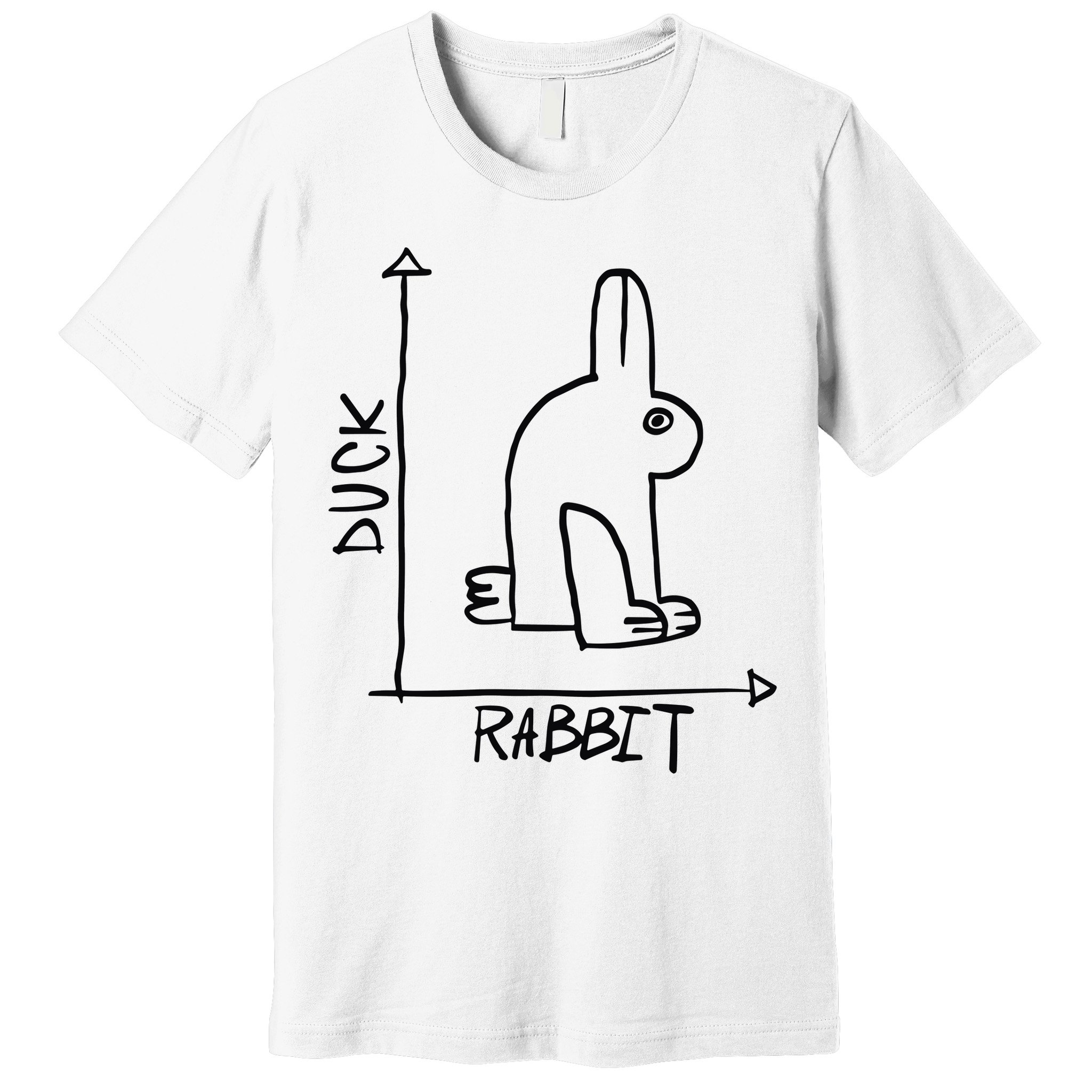 Rabbit Duck Premium T-Shirt