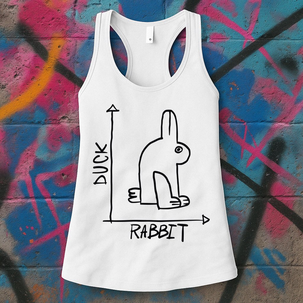 Rabbit Duck Womens Tank Top