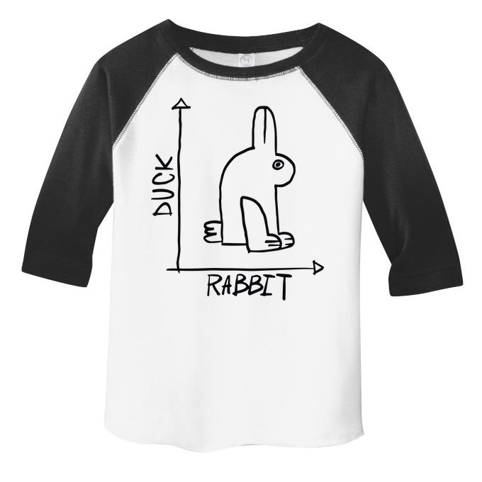 Rabbit Duck Toddler Fine Jersey T-Shirt
