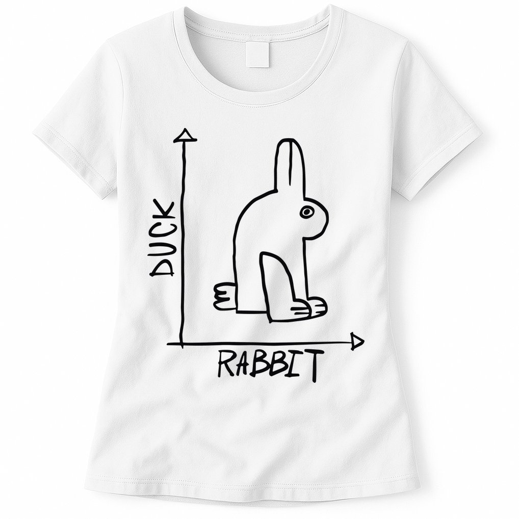 Rabbit Duck Womens T-Shirt