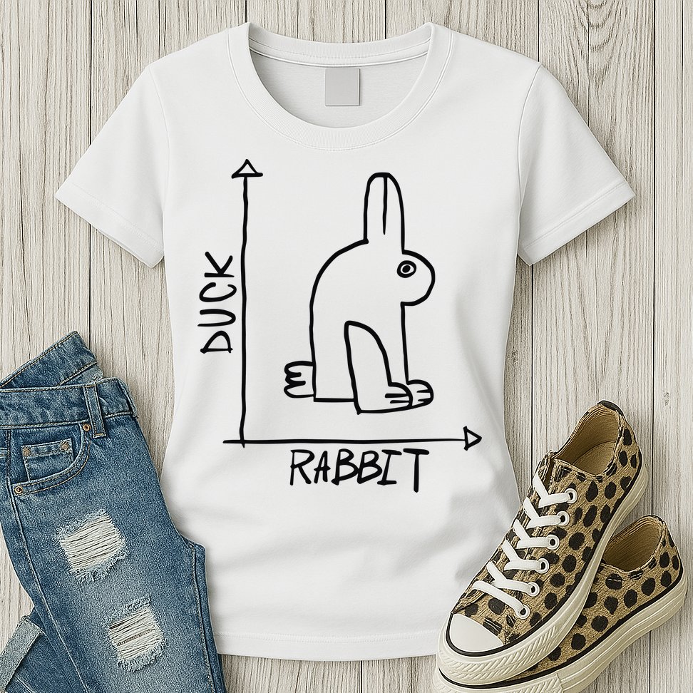 Rabbit Duck Womens T-Shirt