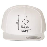 Rabbit Duck Wool Snapback Cap