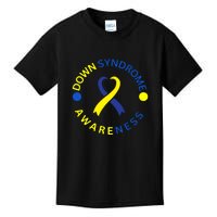 Ribbon Down Right Perfect Down Syndrome Awareness Gift Kids T-Shirt