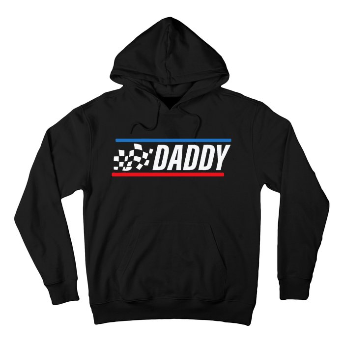 Racing Dad Race Car Pit Crew Birthday gifts for dad Hoodie