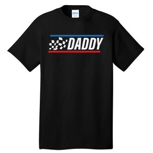 Racing Dad Race Car Pit Crew Birthday gifts for dad Tall T-Shirt