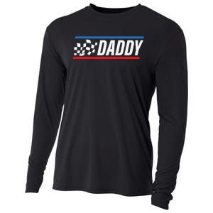 Racing Dad Race Car Pit Crew Birthday gifts for dad Cooling Performance Long Sleeve Crew