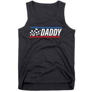 Racing Dad Race Car Pit Crew Birthday gifts for dad Tank Top