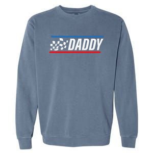 Racing Dad Race Car Pit Crew Birthday gifts for dad Garment-Dyed Sweatshirt