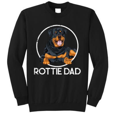 Rottie Dad Rottweiler Tall Sweatshirt