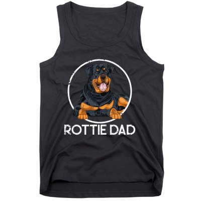 Rottie Dad Rottweiler Tank Top