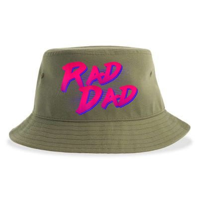 Rad Dad Retro Sustainable Bucket Hat