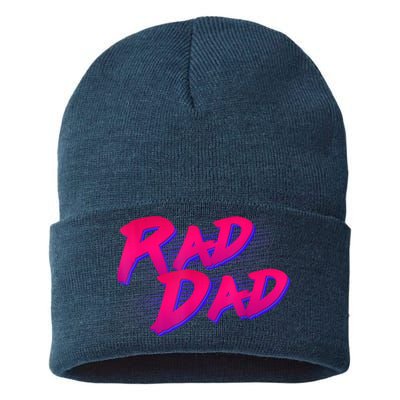 Rad Dad Retro Sustainable Knit Beanie