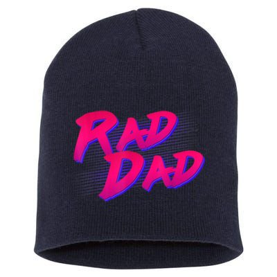 Rad Dad Retro Short Acrylic Beanie