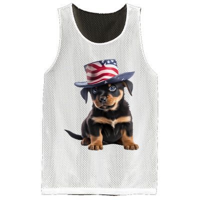 Rottweiler Dog Rottie Puppy USA Flag Cute Rottweilers Dogs Mesh Reversible Basketball Jersey Tank