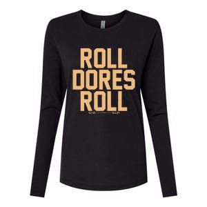 Roll Dores Roll Womens Cotton Relaxed Long Sleeve T-Shirt