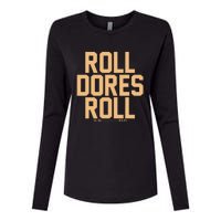 Roll Dores Roll Womens Cotton Relaxed Long Sleeve T-Shirt