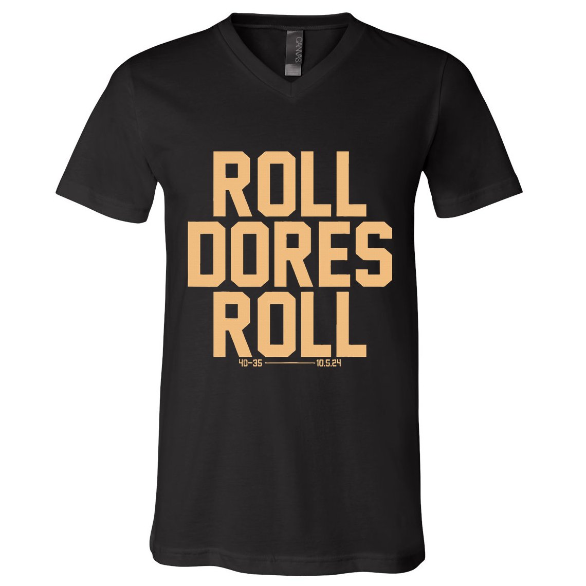 Roll Dores Roll V-Neck T-Shirt