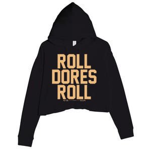 Roll Dores Roll Crop Fleece Hoodie